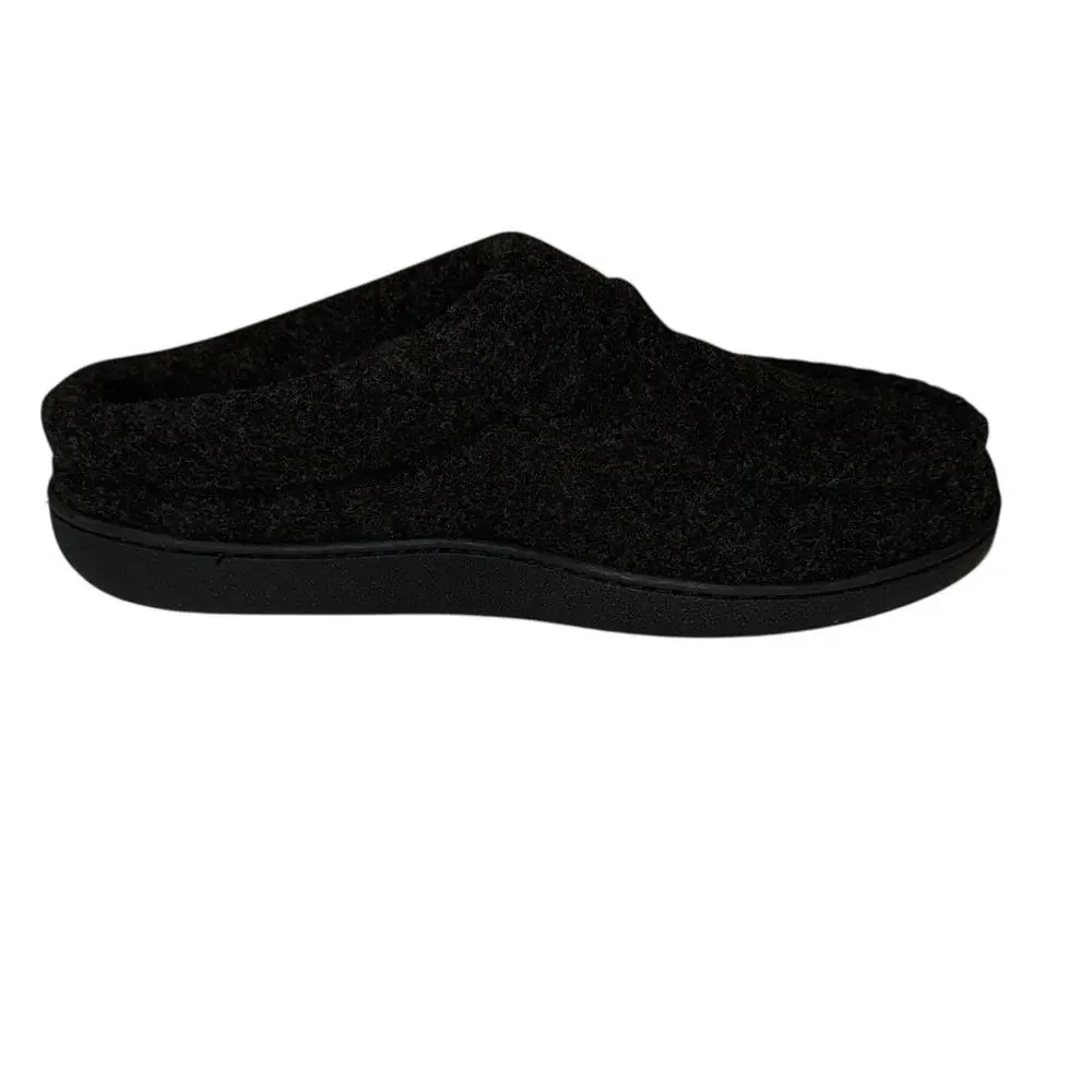 Slippers for Men's 32 degrees Indoor Outdoor Black Slip On Memory Foam SZ/M 9-10